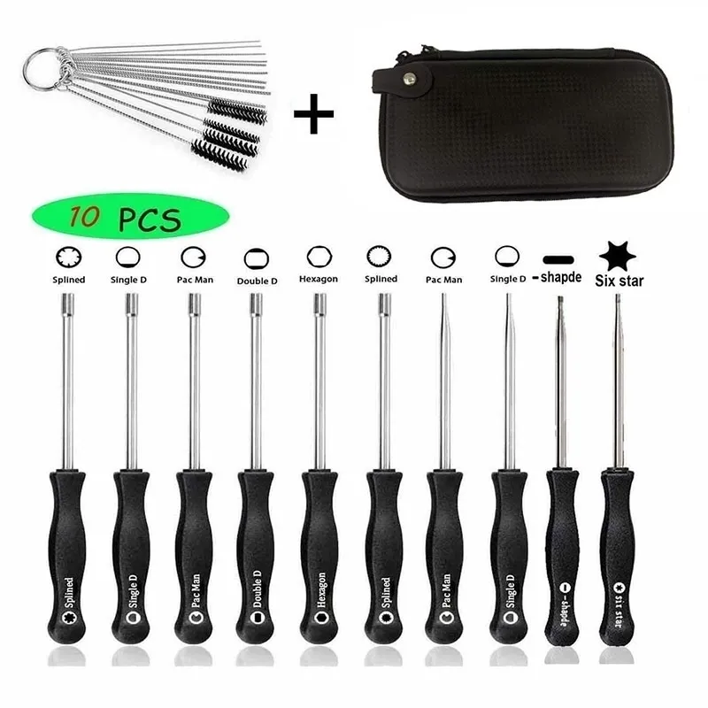 Kit da ferramenta de ajuste do carburador 10 PCS Prave de fenda 15 para 2 Ciclo Motor #2 Y200321