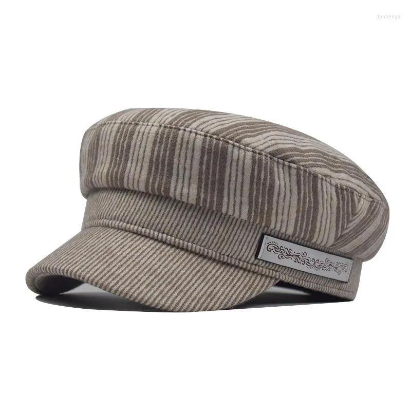 Berets Sboy Cap Men Women Beret Plaid Hats Orduct For Autumn Winter Disual Toucas Vintage Flat Capberets