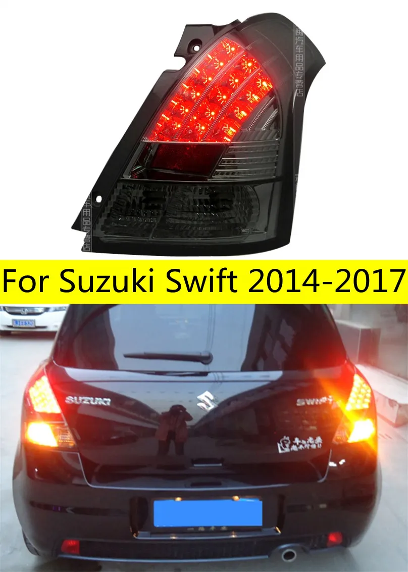 ملحقات السيارة المصباح الخلفي للمصباح الخلفي LED Swift LED 20 14-20 17 DRL الخلفي للضوء الخلفي أضواء فرامل عكسية للسيارات
