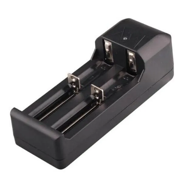 Battery Charger Universal Chargers Dual Slots for Rechargeable Li-ion