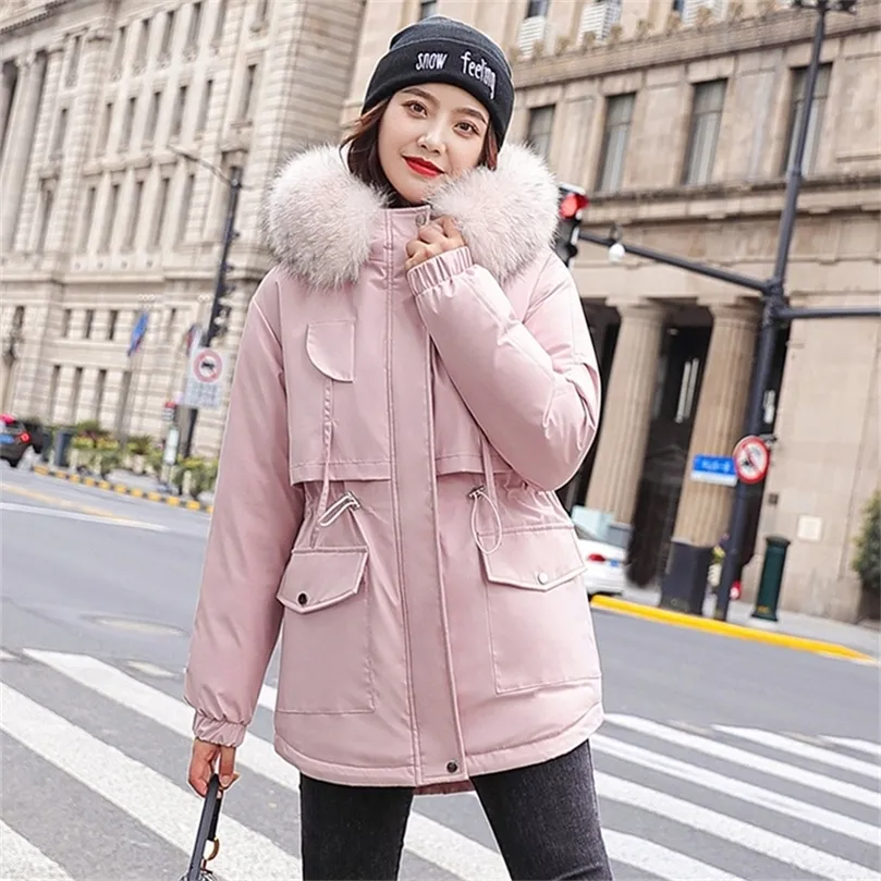 Women winter wear short down padded jacket large Korean student Parka look thick jacket Down parka women fashion jacket 818 201214