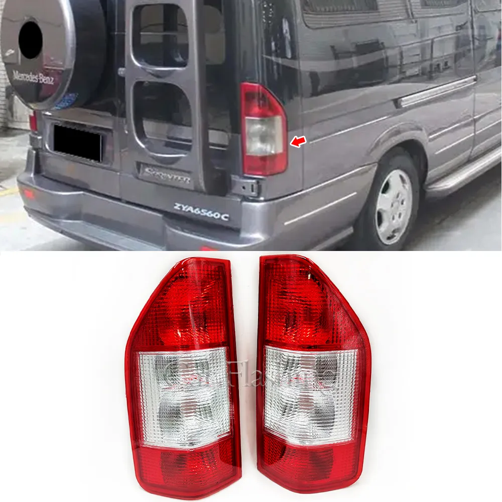 För Mercedes Benz Sprinter 1995 1996 1997-2006 Bakre bromsstopp Lamp Lamp Lamp Ljus TAILLT TRUCK BALTIGHT MONTERING UTAN GULB