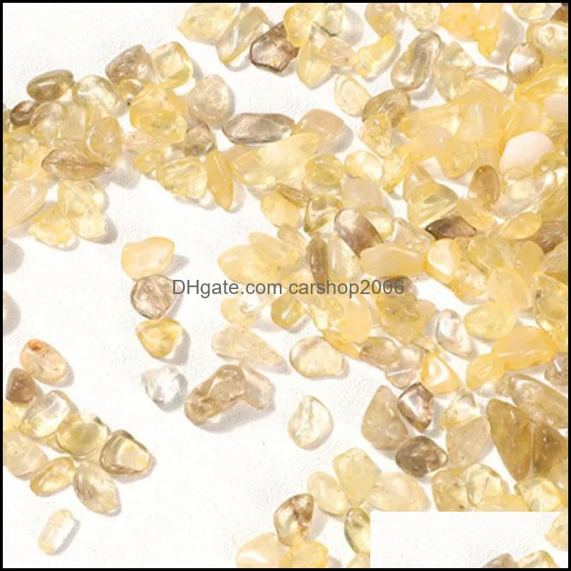 natural yellow crystal gemstones for home office hotel garden decor stone handmade jewelry making diy accessories