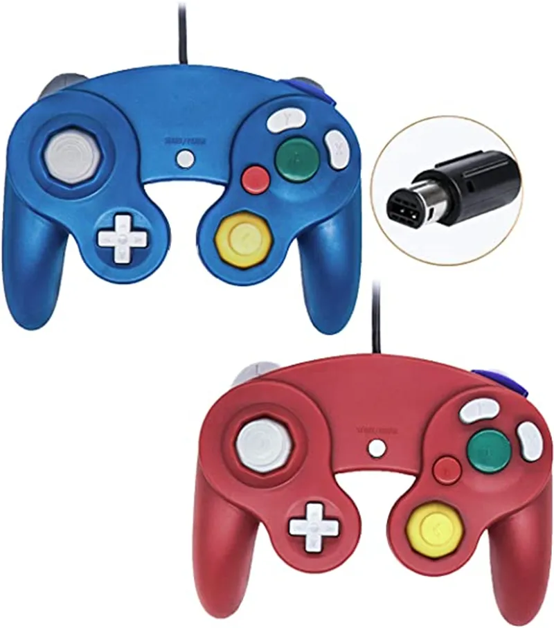 Neue kabelgebundene NGC-Controller für klassische Spiele für GameCube Nintendo Switch Wii Nintendo Super Smash Bros Ultimate mit Turbo-Funktion Dropshipping