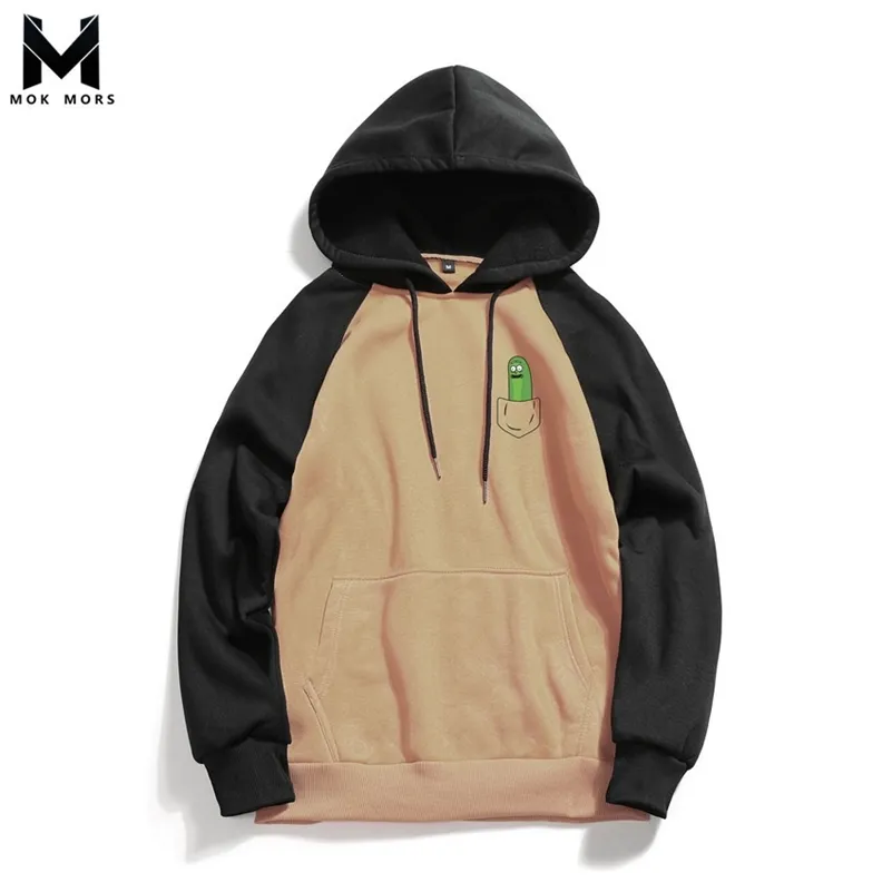 Sınır ötesi erkek kazak kapüşonlu baskı uzun kollu iplik manşet pamuk ince erkek hoodies sweatshirts 220725