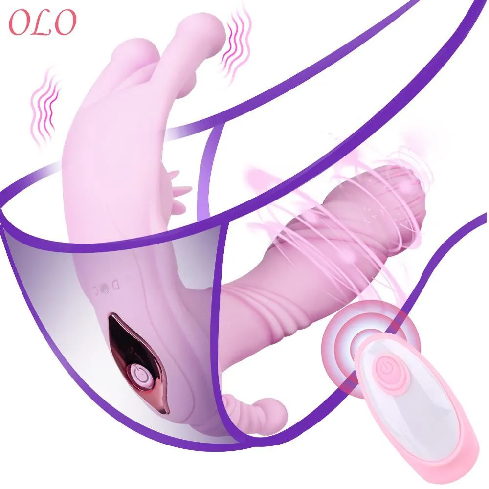 Intelligent Heating sexy Toys for Women 7 Mode Erotic Wearable Vibrator Dildo Vibration Panties Clitoral Stimulator