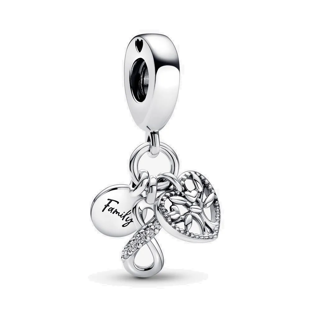 Authentic 925 Sterling Silver Bead Heart House Happy Place Charm