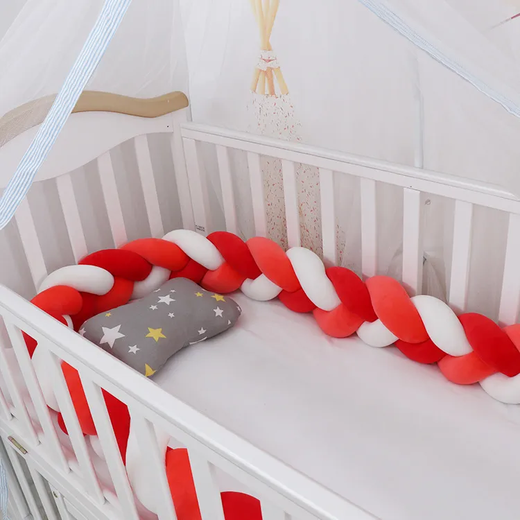 Bed Braid Knot Pillow Cushion Bumper Set Crib Protector Room Decor And Cot Crib Bumper Set 220531 From Kuo08 30.27 DHgate.Com