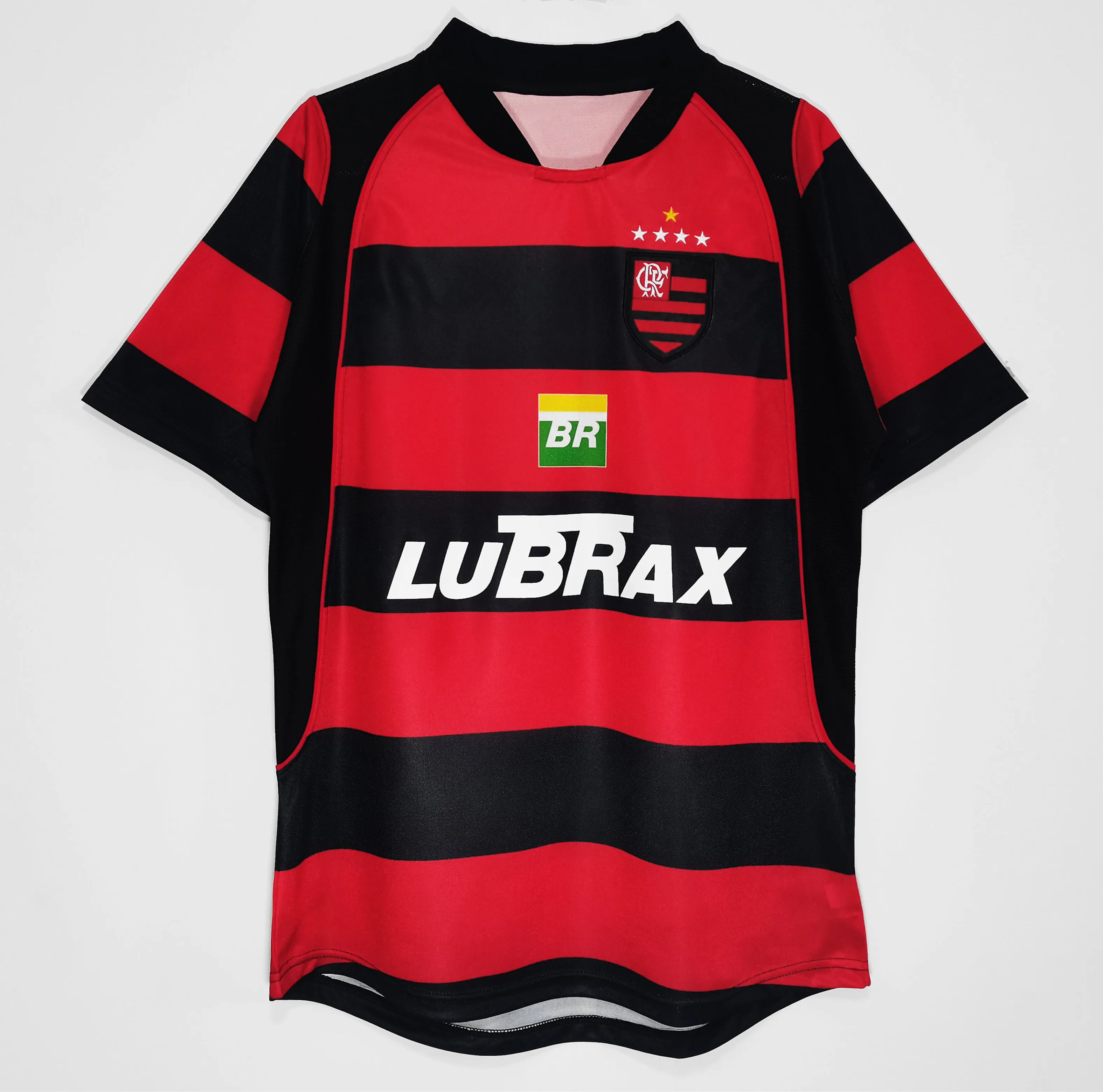 Flamengo Retro Soccer Jersey Polyester Breathable Quick Dry