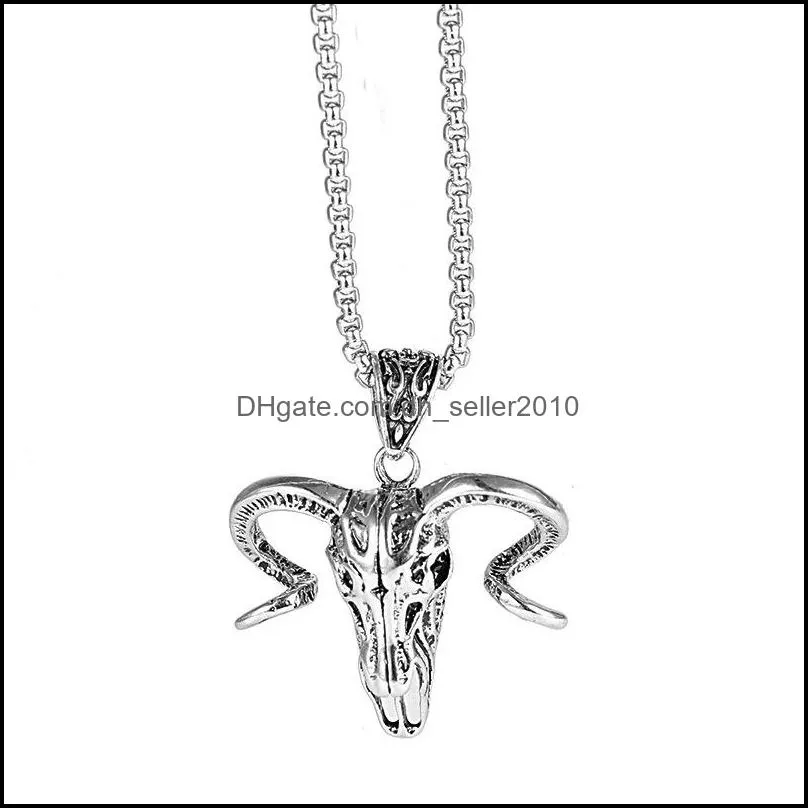 hip hop jewelry sheepshead necklaces pendant fashion jewelry for women men pendant necklace