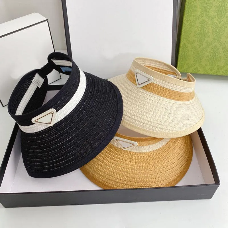 Designer Hats Womens Visor Cap Sun Caps Fashion Luxury Accessories High Quality Brand Letter Hat Summer Outdoor