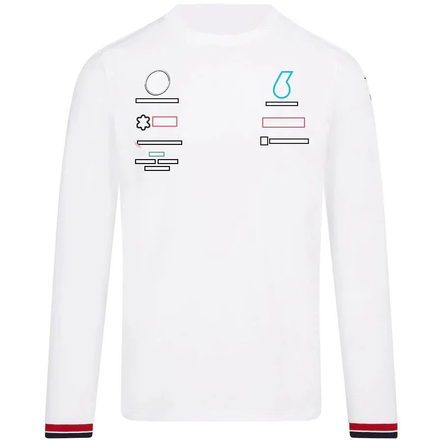 Combinaison de course F1 de l'équipe de formule 1, T-shirt à manches longues pour hommes, personnalisé, officiel, mêmes vêtements pour fans, modèles 187l