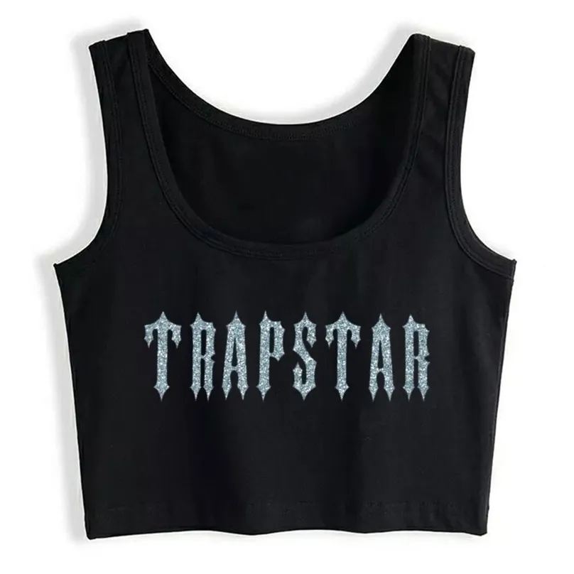 المحاصيل الأعلى الرياضة trapstar تصميم الأزياء النقوش مخصص القمم النساء 220318