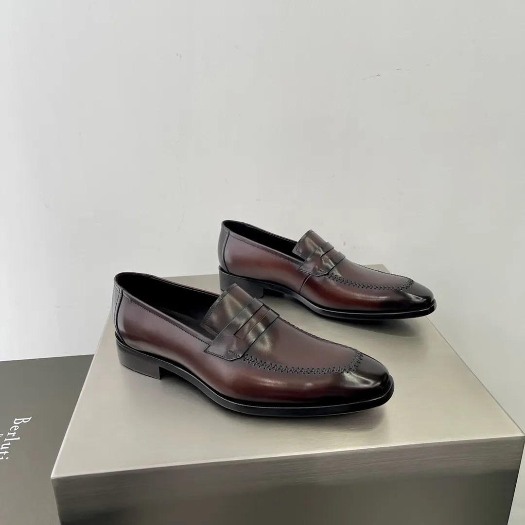 Nieuwste Great Great Mens Designer Luxury Loafers schoenen ~ Nieuwe tops Mens Designer Hoogwaardige Loafers schoenen EU-maat 38-44