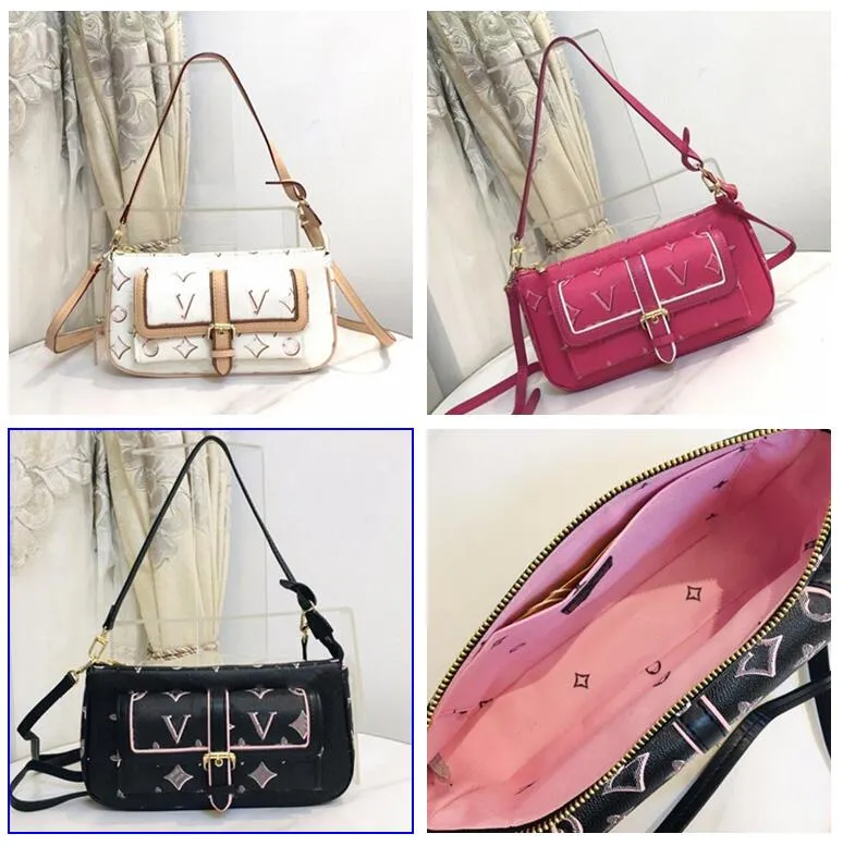 Fall för dig maxi multi pochette buci bör väskor designer totes handväskor kvinnor lyxiga crossbody underarmsäck hand äkta läderhandtag väskor plånbok m46161