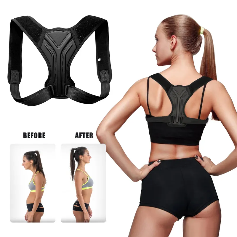 Buy Posture Corrector for Men and Women, Adjustable Upper Back Brace for  Neck, Shoulder, Clavicle and Spine Support – Fovera