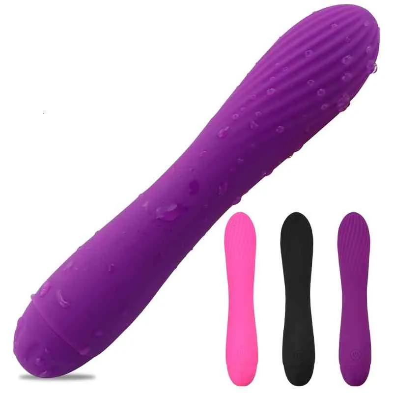 Vibrator vriendinnen 10 frequentie opladen elektrische stimulatie draad Av massager staaf vrouwelijke masturbatie volwassen leuke producten w2lj