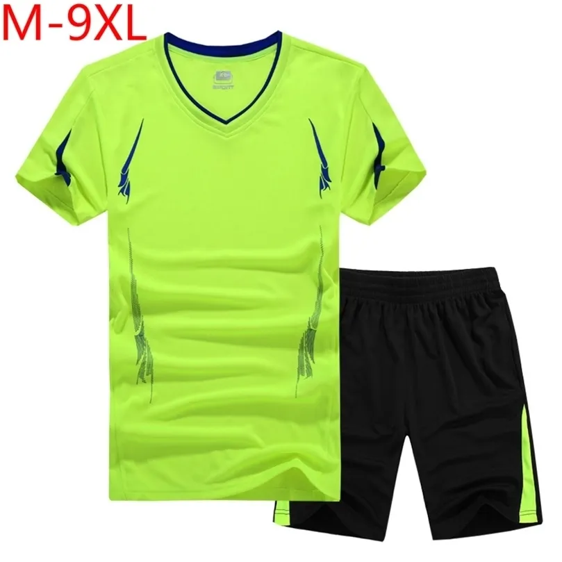 Plus la taille M6xl7xl8xl9xl Topstees chemises t-shirt décontracté hommes t-shirt à séchage rapide costume de sport t-shirt hommes survêtements 220602