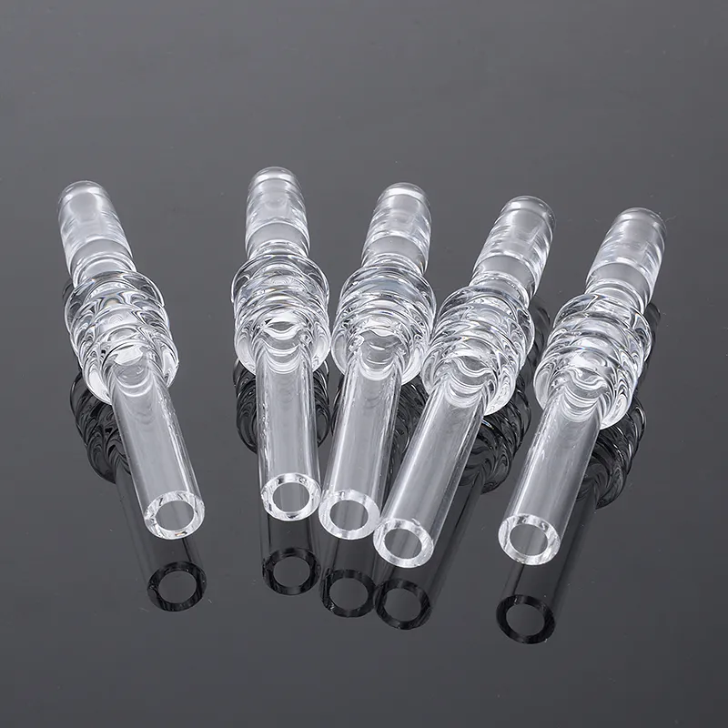 10mm 14mm 18mm Quartz Tip Smoking Accessories for Mini Nectar Collector Kit Quartzs Nail Dabber Filter Tip Free Shiping GQB19-21