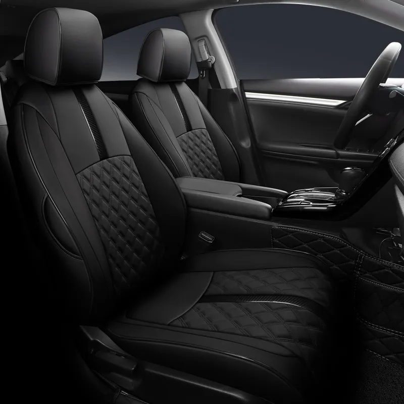 Custom Made Waterproof Leatherette Carxs Seat Covers For Honda Civic 11th Gen Rear Row 40 60 Split In Black Blue From Lshl520 177.82 DHgate.Com