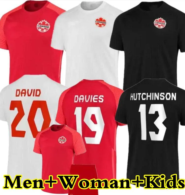 21 22 Jerseys De Futebol Do Canadá Davies David Osorio Mulher 2021 2022
