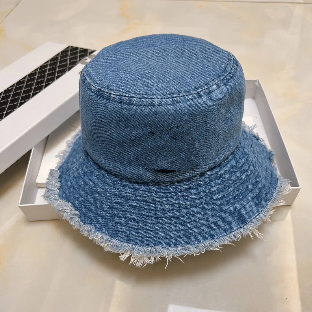 Fisherman hat female spring Korean face small all-match wash cowboy basin spring summer sun block wide eaves tide male new letter embroidery