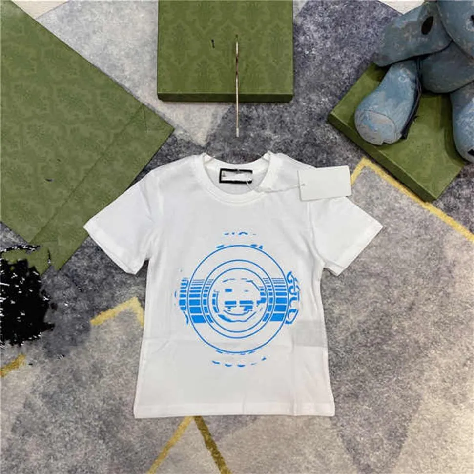 2021 어린이 티셔츠 유럽 및 미국 패션 디자이너 여름 면화 하이 엔드 173N