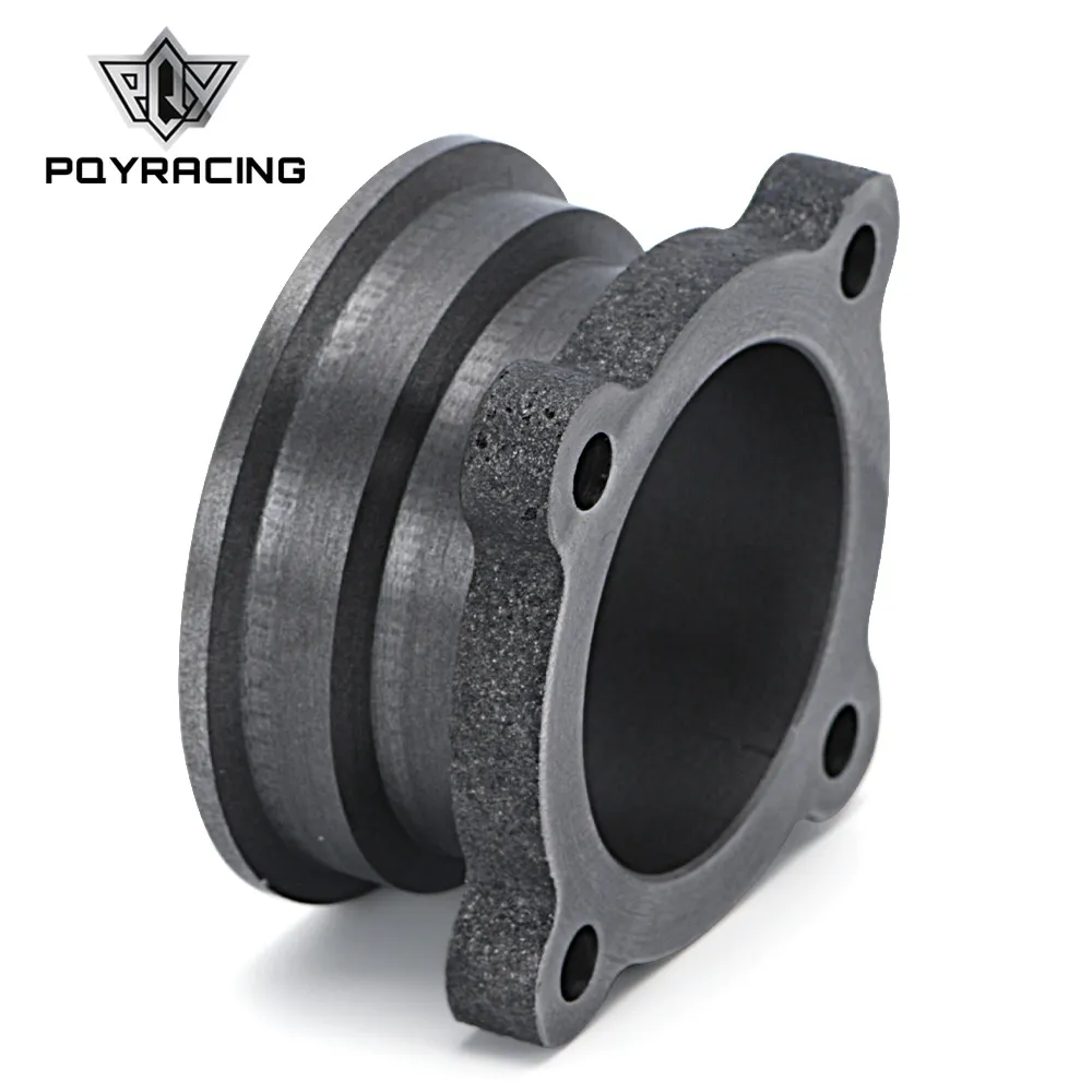 PQY - 2.5" to 3" V-Band Turbochargers Downpipe Exhaust Flange Adapter 4 Bolts CONVERSION KIT PQY4830