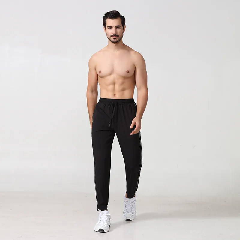 lu-CK/22006 quick-drying trousers loose-fitting reflective thin fitness pants running sports trousers With brand logo pants Purchase need to see size chart