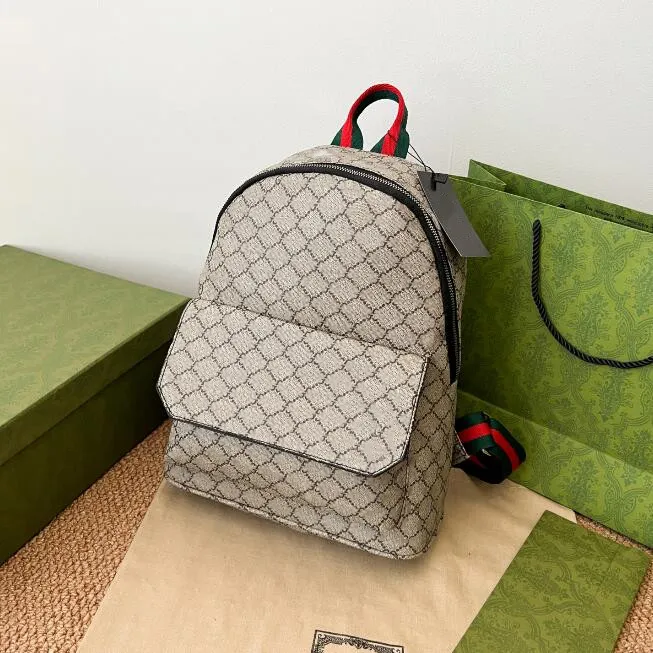 men women backpack bag luxurys designer backpacks fashion handbags purses real leather portable student school back pack notebook Bookbag L2466-1