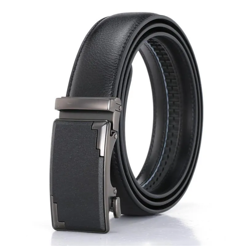Cintos de alta qualidade de couro masculino fosco automático cinturão de jeans Beltbelts