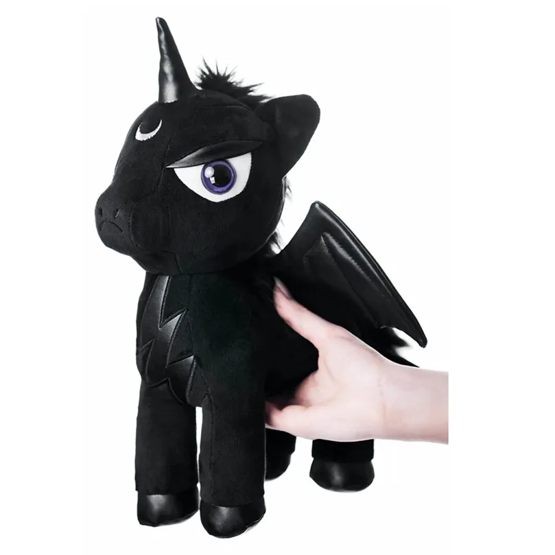 Anubis plush Toy Behemoth Hydra Killstar Devil Doll Black Doll Plush Rabbit Black Behemoth Myth Myth Twitchy Toys Kids Gift LJ201126