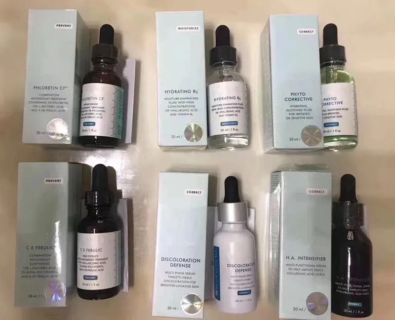 Sıcak satış H.A Intensifer CE Ferulic serum Phyto Phloretin CF Nemlendirici B5 Renk Değişikliği Savunma serumları 30ml cilt bakımı