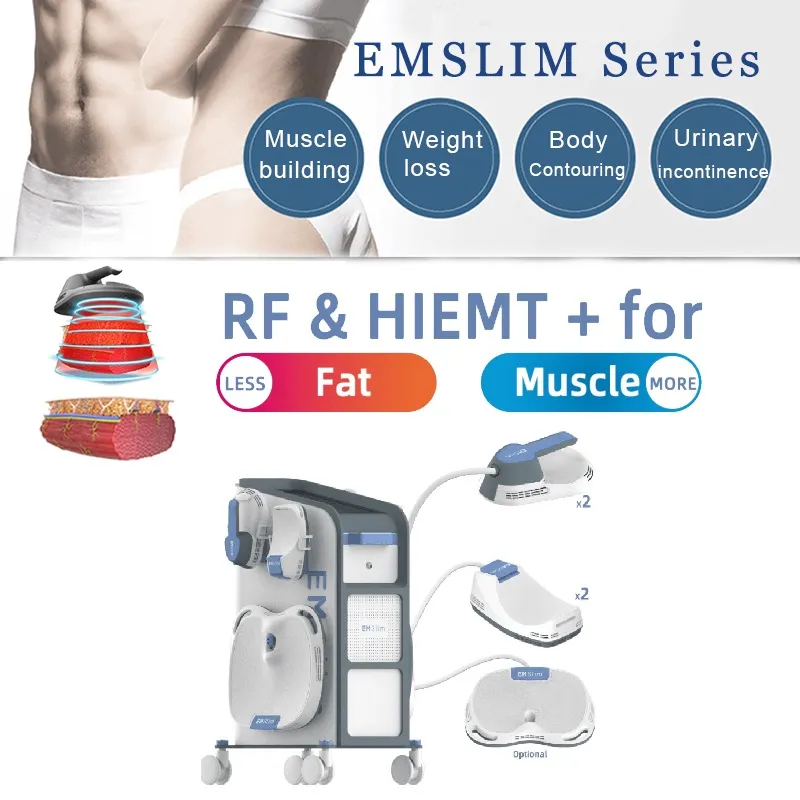 Máquina EMS estimulador muscular HI-EMT RF corpo escultura NEO equipamento de emagrecimento gordura reduzir construir dispositivo muscular eletromagnético Emslims Beauty Machine