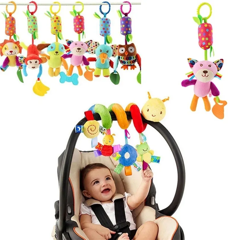 Baby Rattles Mobiles Educational Toys Crib Toddler Bed Bell Baby Playing Kids Stroller Hanging Doll baby toys 012 months 220531