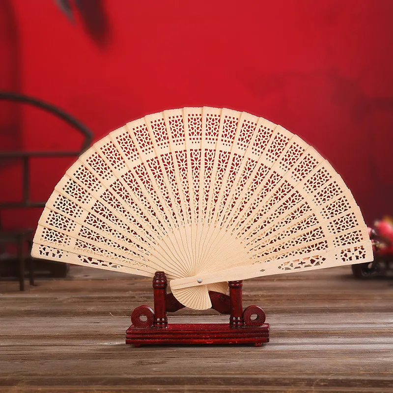 Personalized sandalwood fans wedding favors discount