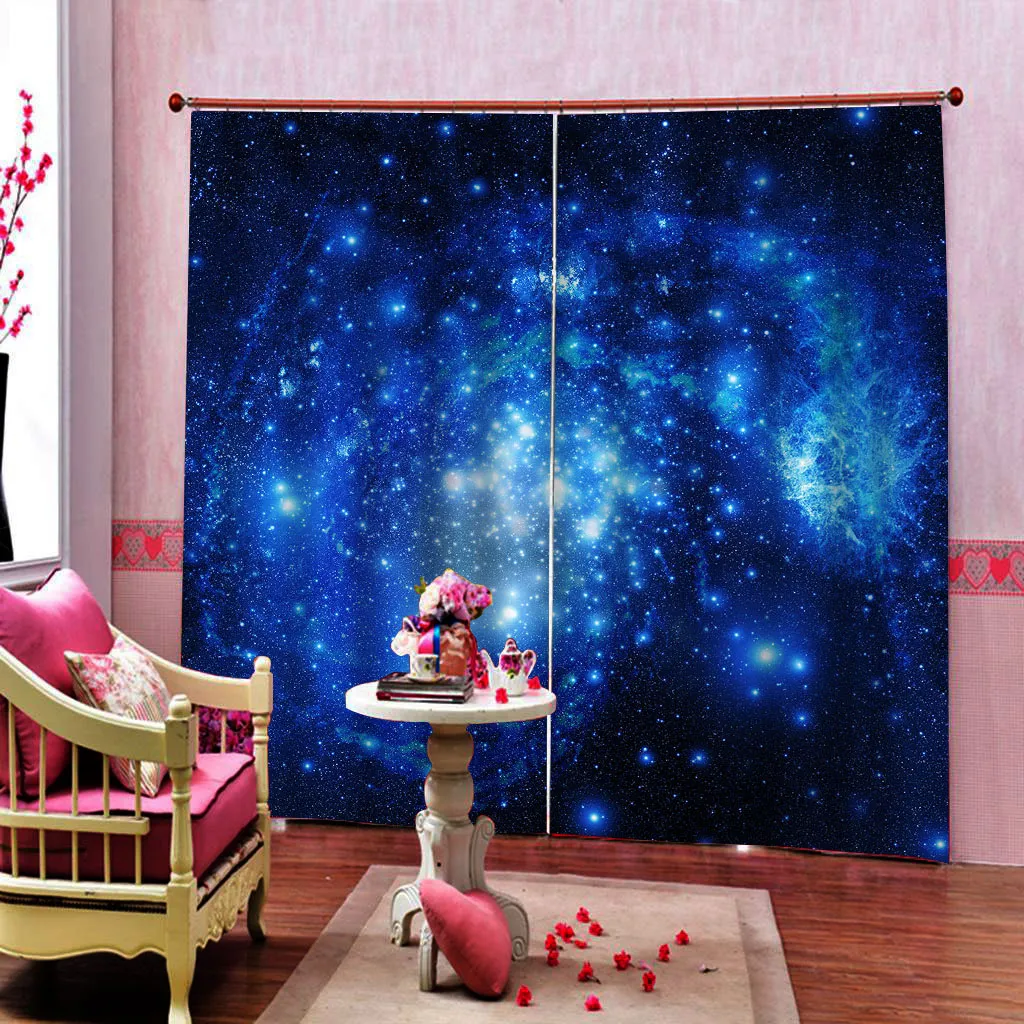 Blue Sky And White Clouds 3D Window Childrens Blackout Curtains For Living  Room, Bedroom, Salon Blackout Decoration With From Yeyueman8888, $160