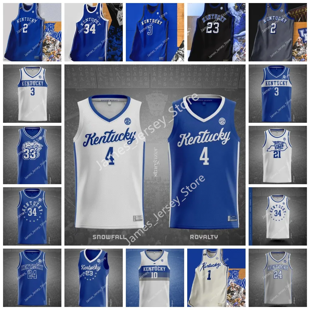 2022 NCAA Kentucky Wildcats Basketball Jersey Custom Style 13 Isaiah Briscoe 15 Исаак Хамфрис 11 Джон Уолл 35 Дерек Уиллис 3 Хамиду Диало Энтони 23 Дэвис Джерсис