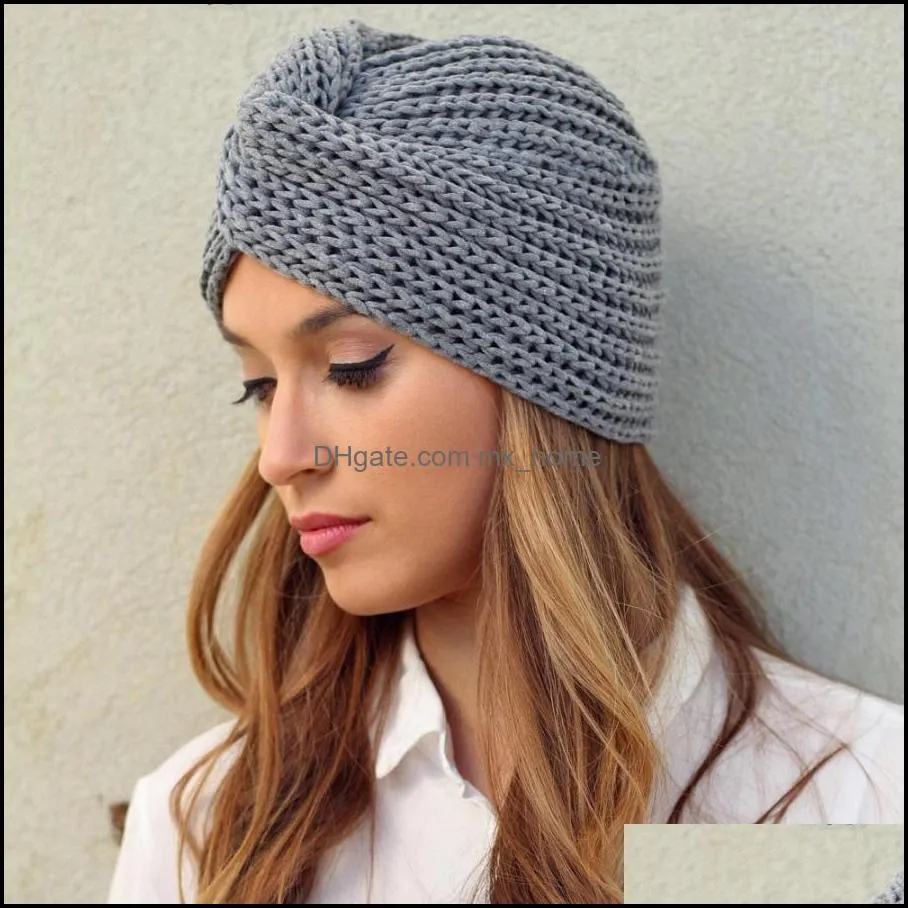 European and American imitation cashmere cross Indian hat Muslim hats woolen knitting sleeve Bohemian Baotou cap