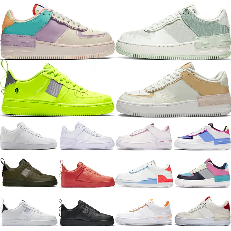 Men Women Shadow Platform High Low Cut Running Shoes Pistachio Frost