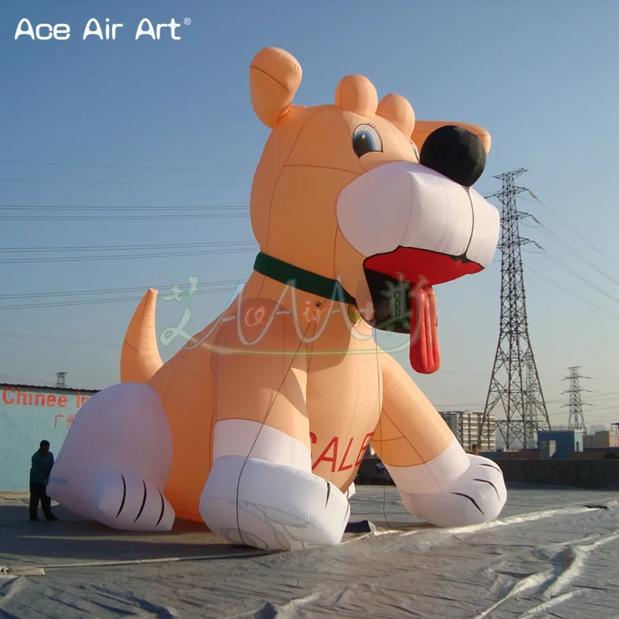 2.5m/3m/3.6mH Inflatable Dog Air Blown Animal For Outdoor Promotion Decoration Made In China