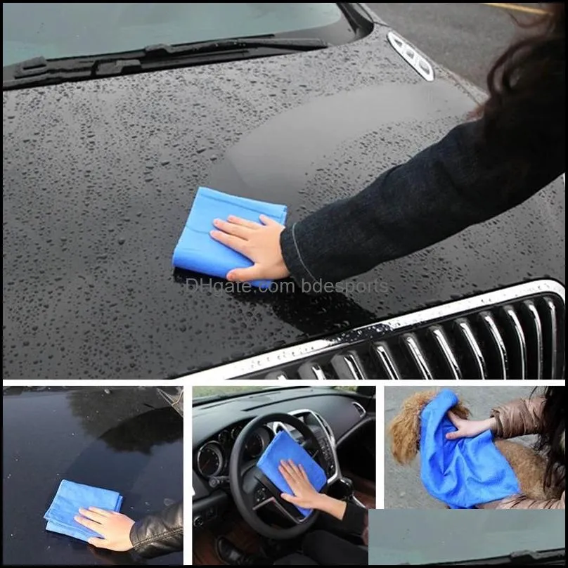 Car Cleaning Cloths Window cloth 44*32*0.2CM Super clean PVA Chamois Glass Wash Towel Cleaner Cars Accessories Screen-Cleaning Hair Drying