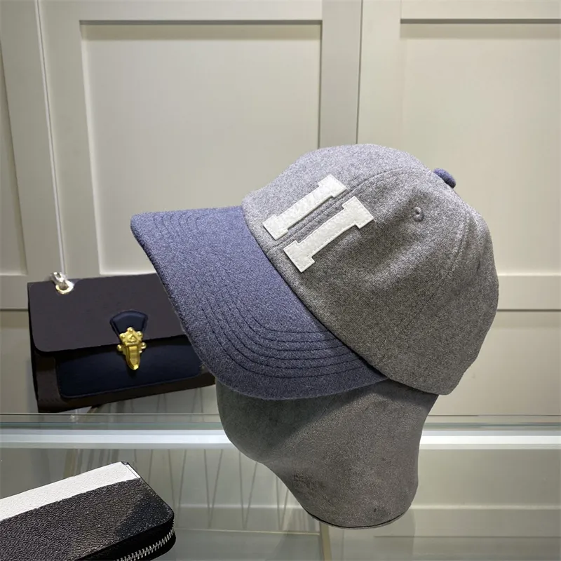 Mężczyźni Design Designer Hat Ladies Ball Caps Trend Splicing Letter Design Regulowane Uliczne Hip Hop Hats Wysokiej jakości wiadro