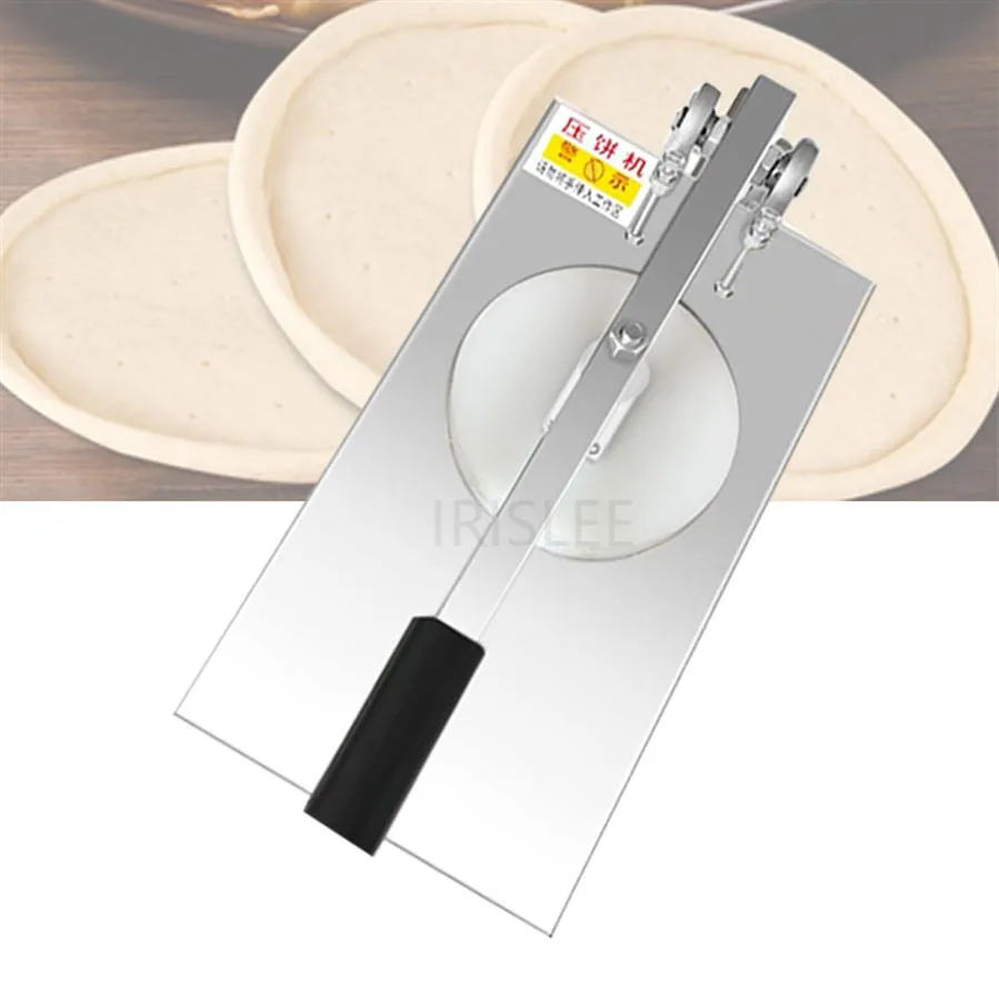 20CM Manual Pizza Dough Press Machine Stainless Steel Dough Roller