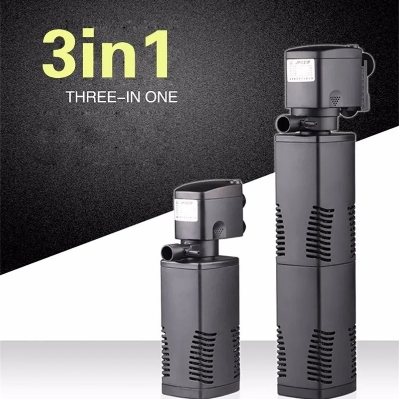 Sunsun JP 110V 240V 3 in 1 rium Fish Tank Internal Filter Submersible Oxygen Water Pump Y200917