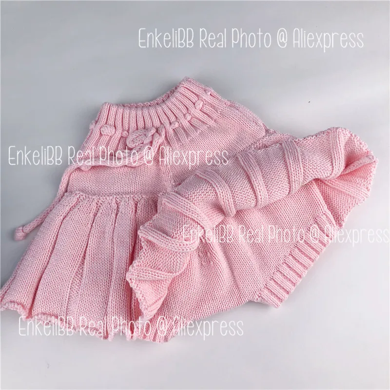 EnkeliBB Kids Girls Knit Summer Crochet Mini Skirt With