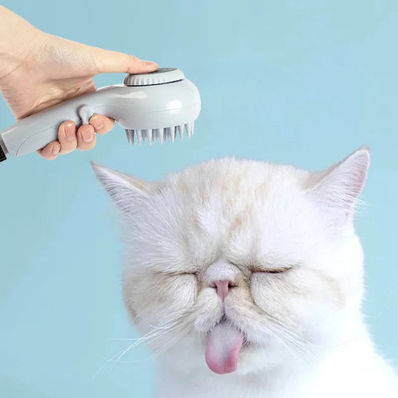 Spazzole Da Bagno Per Cani In Silicone - Set 2 Pezzi, Con Dispenser Shampoo, Massaggio E Pulizia - Foto 5