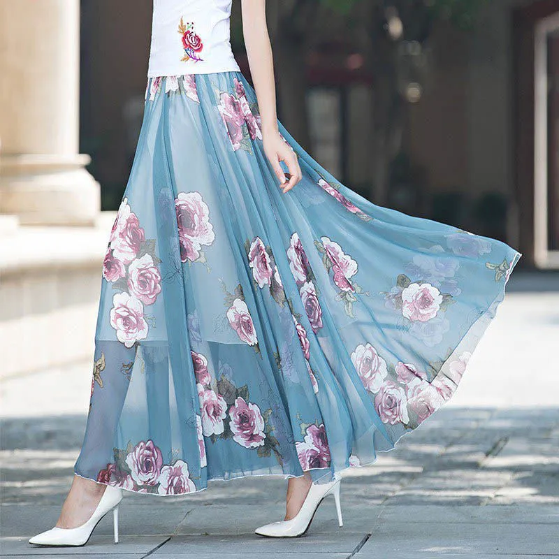 Swing deals chiffon skirt