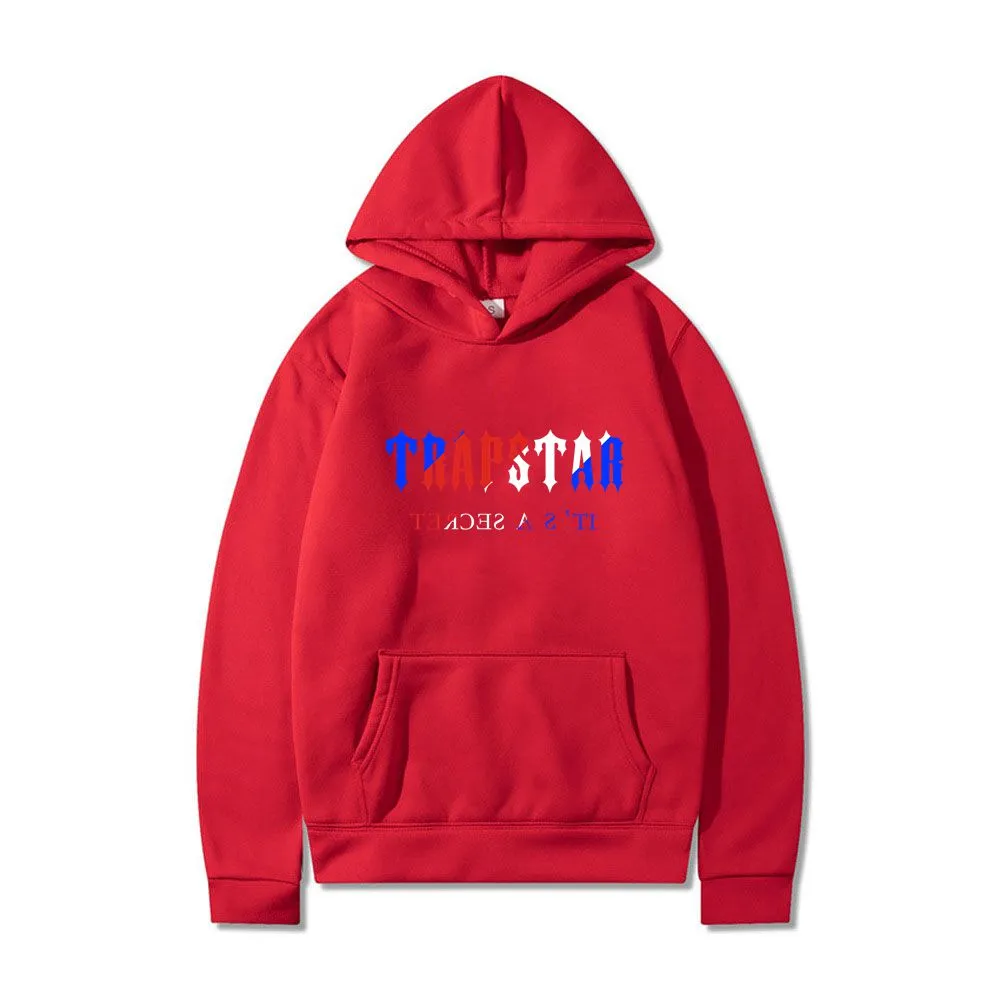 Trapstar Mens Winter Hoodie Hip Hop Letter Print, High Quality