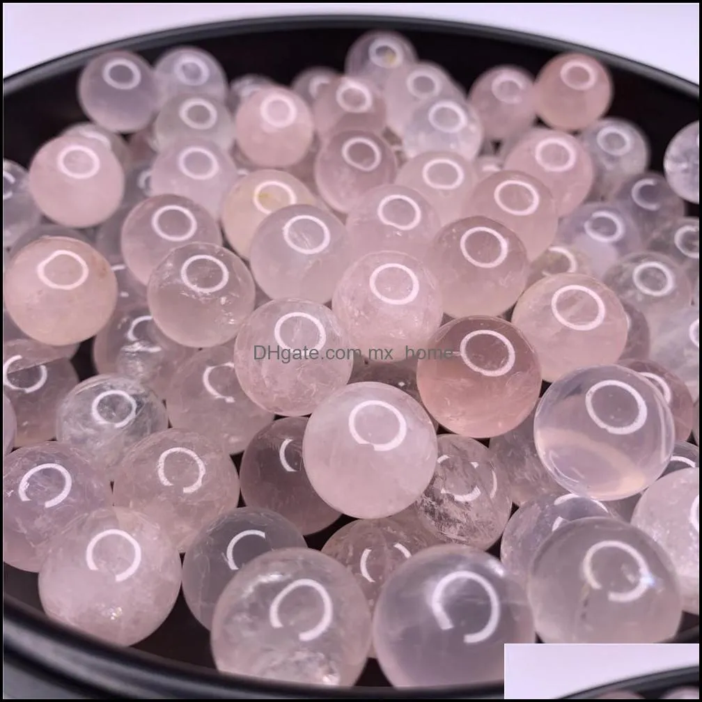 1LB 13--20 mm nice small size Natural rock rose quartz stone crystal ball crystal sphere crystal healing business gift